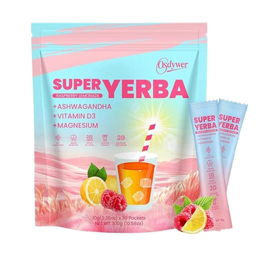 Super Yerba – Clean Energy & Focus | Raspberry Lemonade | 30 Servings